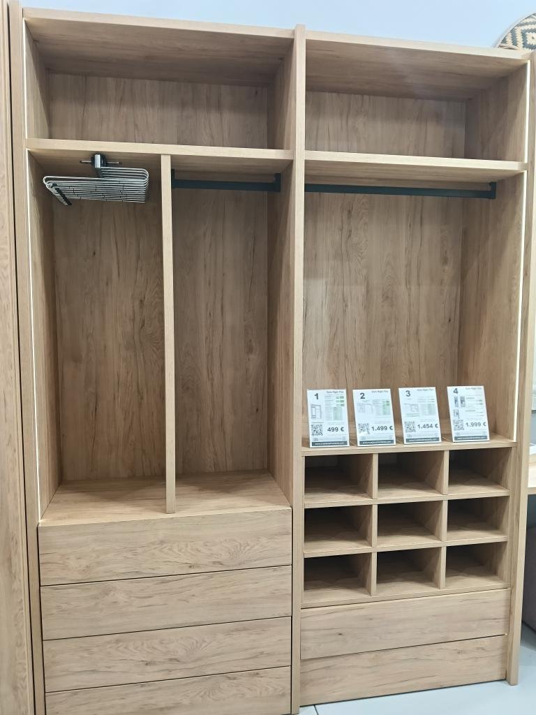 Vestidor sin puerta